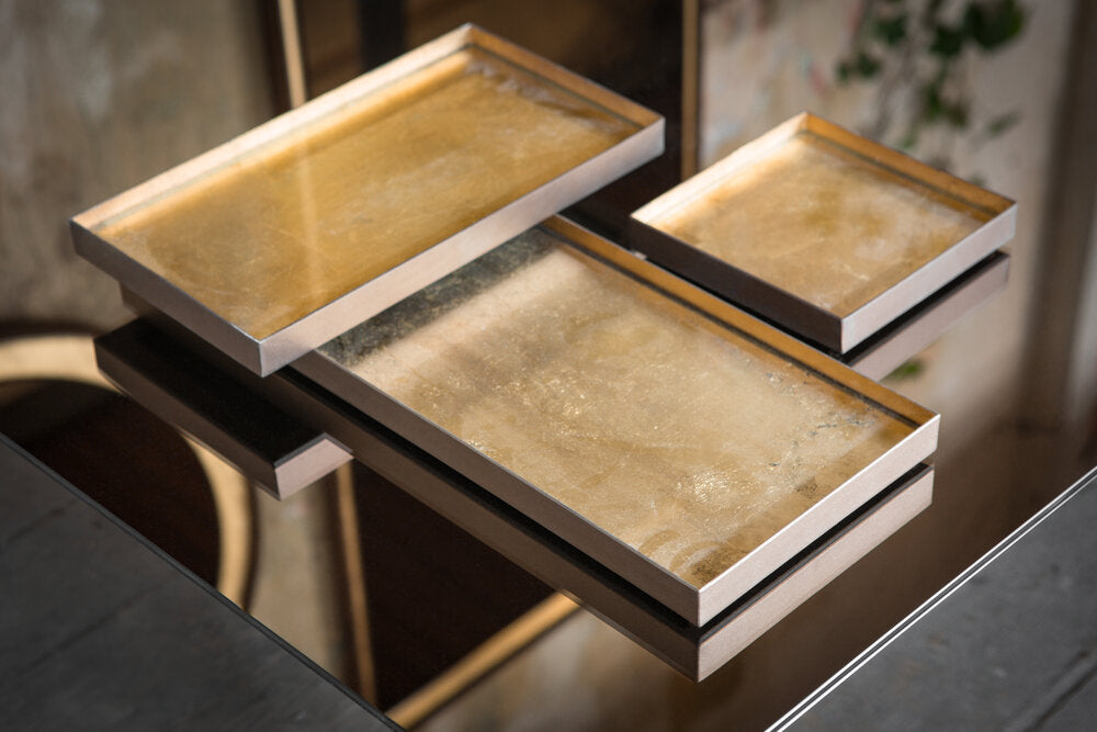 Gold Leaf Valet Tray - Small