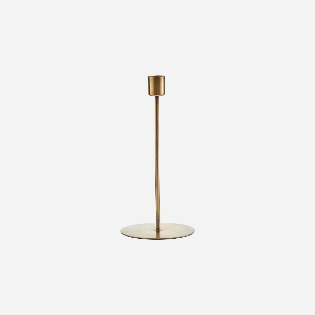 Antique Brass Candle Holder