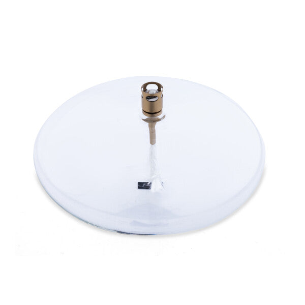 Disque de lampe à huile chromé L