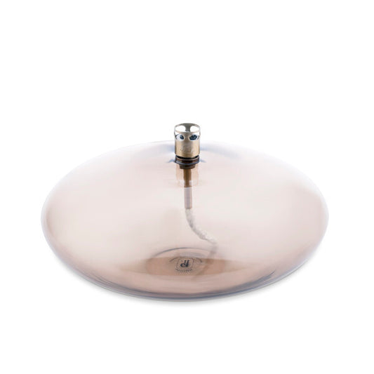 Oil Lamp Disc Brass in Champagne - Large