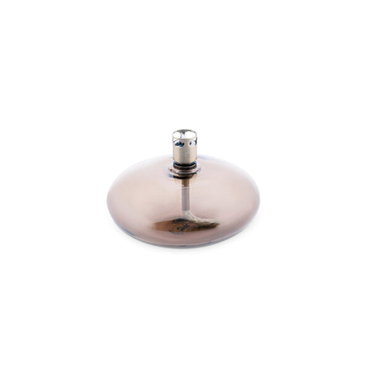 Oil Lamp Disc Brass in Champagne - Small