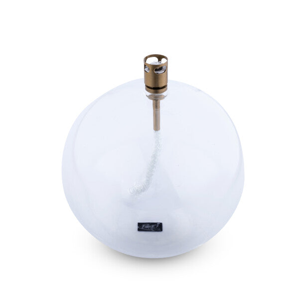 Periglass Oil Lamp Round Brass- large