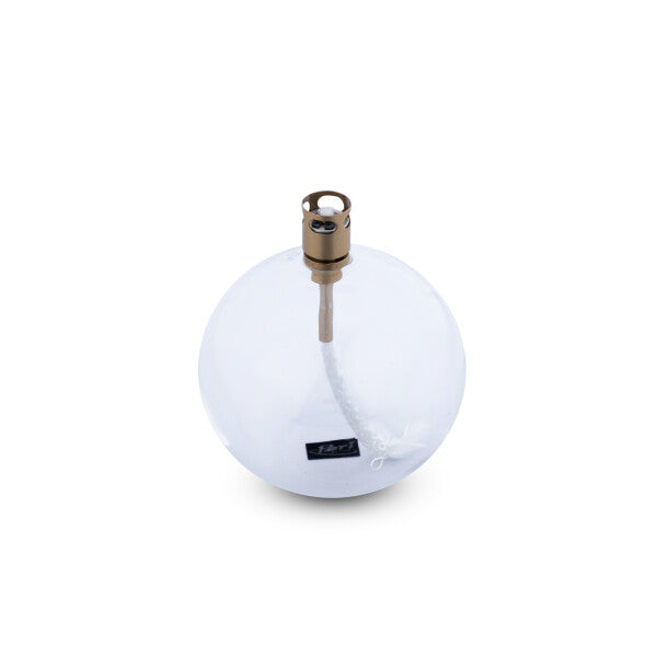 Periglass Oil Lamp Round Brass- small