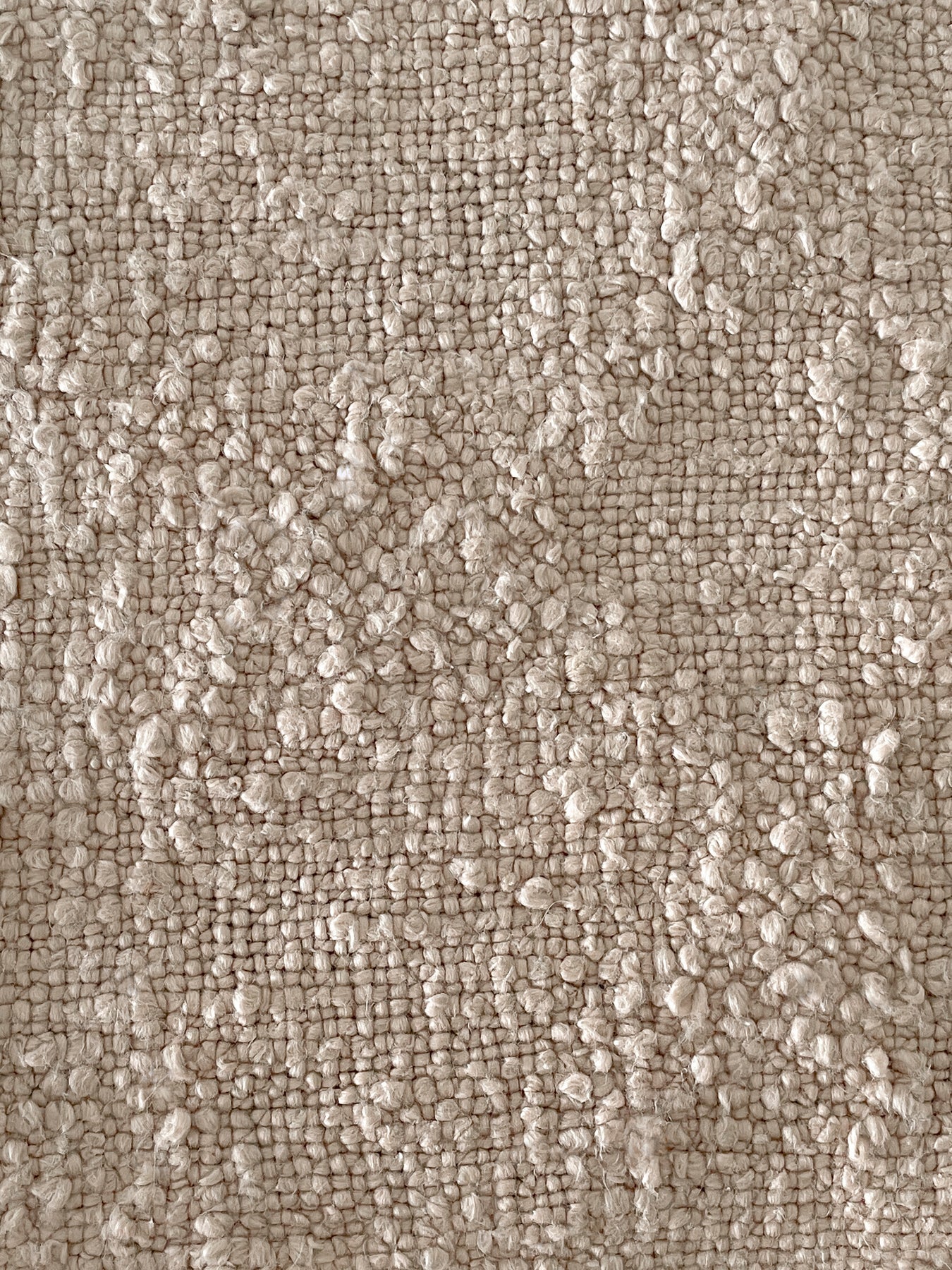 Cozy Cotton Boucle Pillows - Beige, 14" x 20"