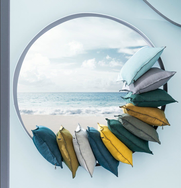 ALMOHADA MANSA - AZAFRÁN 16"X24"