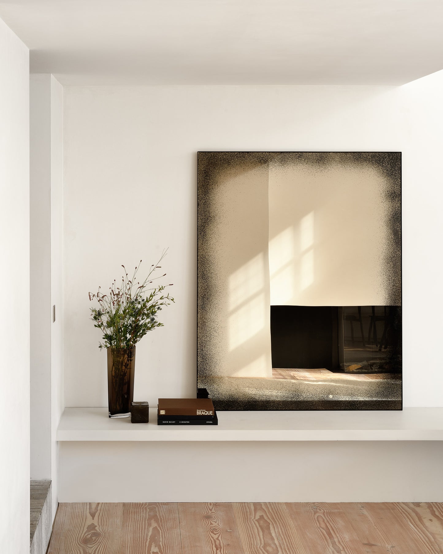 ESPEJO DE PARED BRONCE ENVEJECIDO - RECTÁNGULO - 48.5"X 60.5"