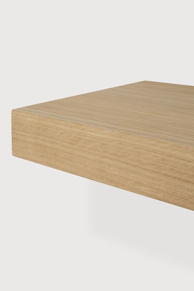 OAK WALL SHELF - 55.5"