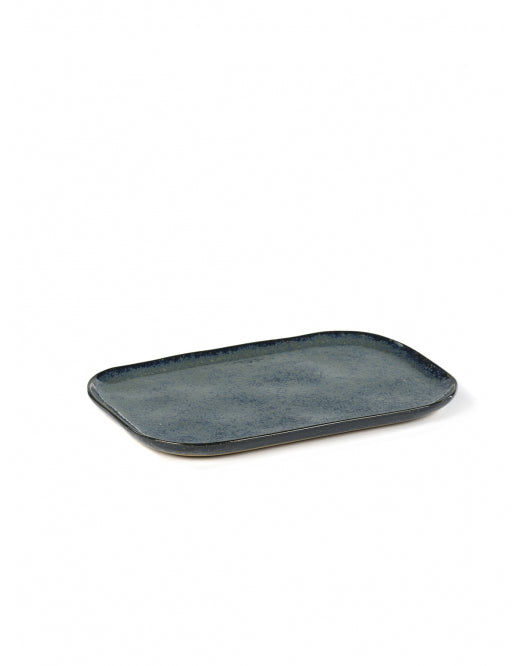PLATO RECTANGULAR PLATO AZUL/GRIS