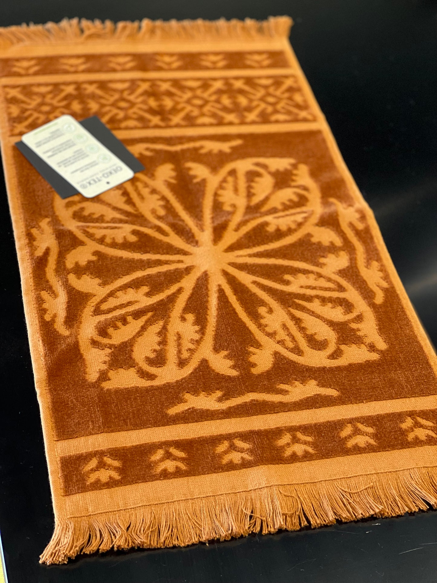 SERVIETTE INVITÉ SUMATRA - CARAMEL, 12"X20"