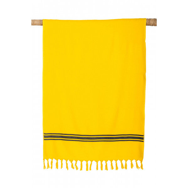 TUITTI BEACH TOWEL - SAFRAN, 35"X71"