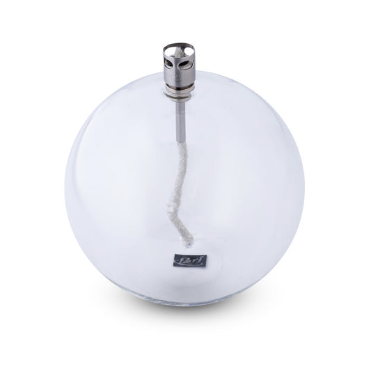 Oil Lamp Round chrome - large