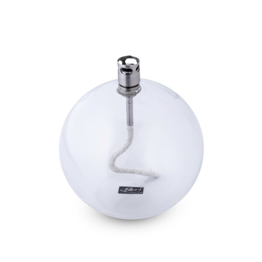 Oil Lamp Round chrome - medium