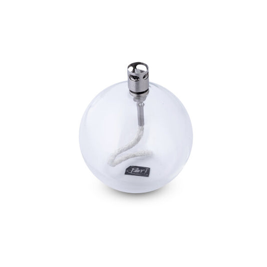 Oil Lamp Round chrome - small