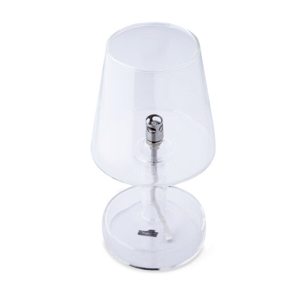 Periglass Oil Lamp Salon Chrome