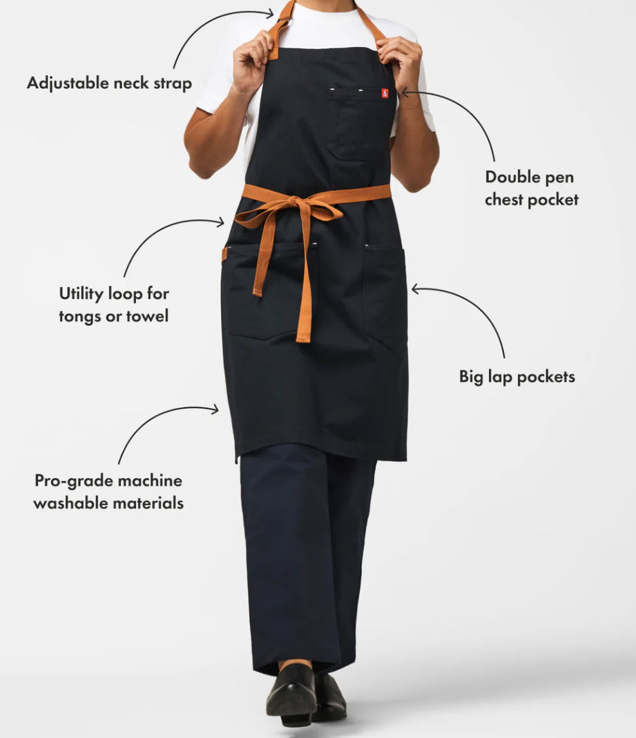 The Essential Apron - Midnight Blue