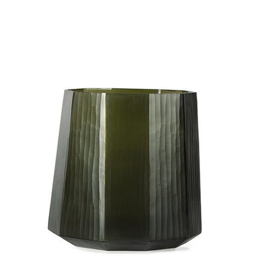 Guaxs Okka Vase Large in Black Steel Grey