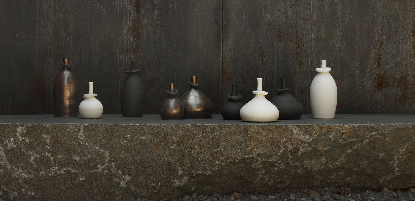 Mona Vessels - Noir - set of 3