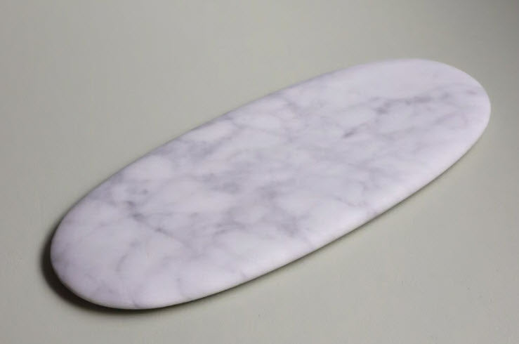 Somini Studio D.Plate - White Marble - Medium