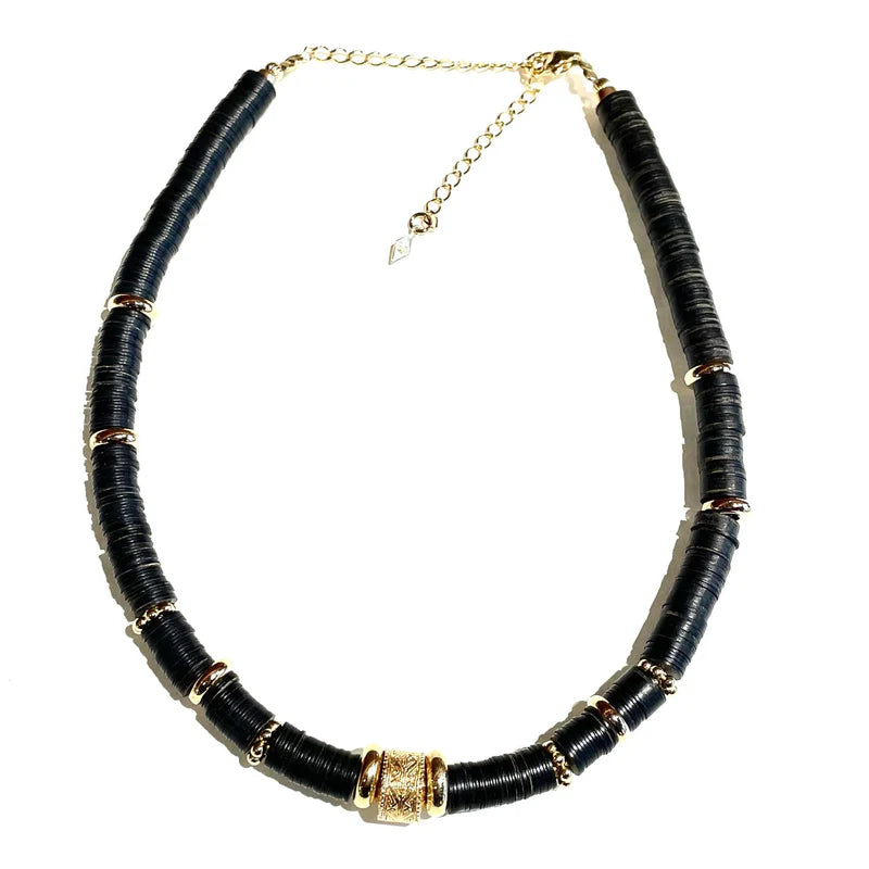 Gachon Porthier Snake Necklace Short Puka 11 Necklace