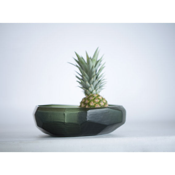 Guaxs Cubistic Bowl in Black Steel Grey