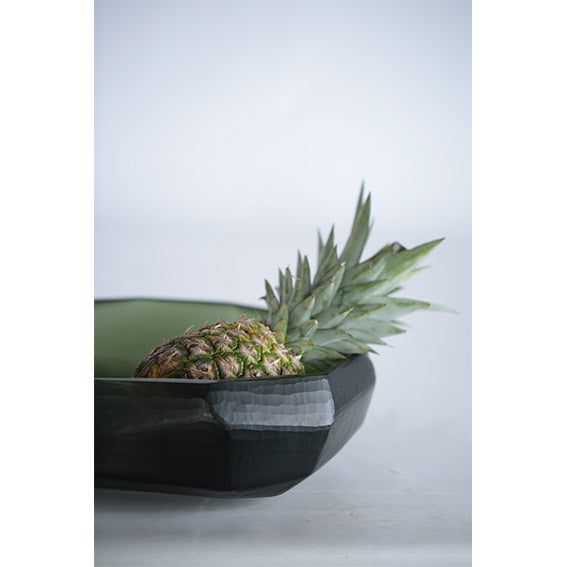 Guaxs Cubistic Bowl in Black Steel Grey