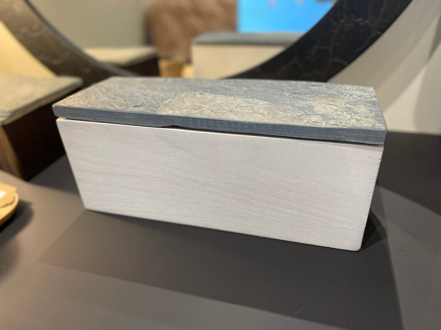 San Box B Stone - Bleached