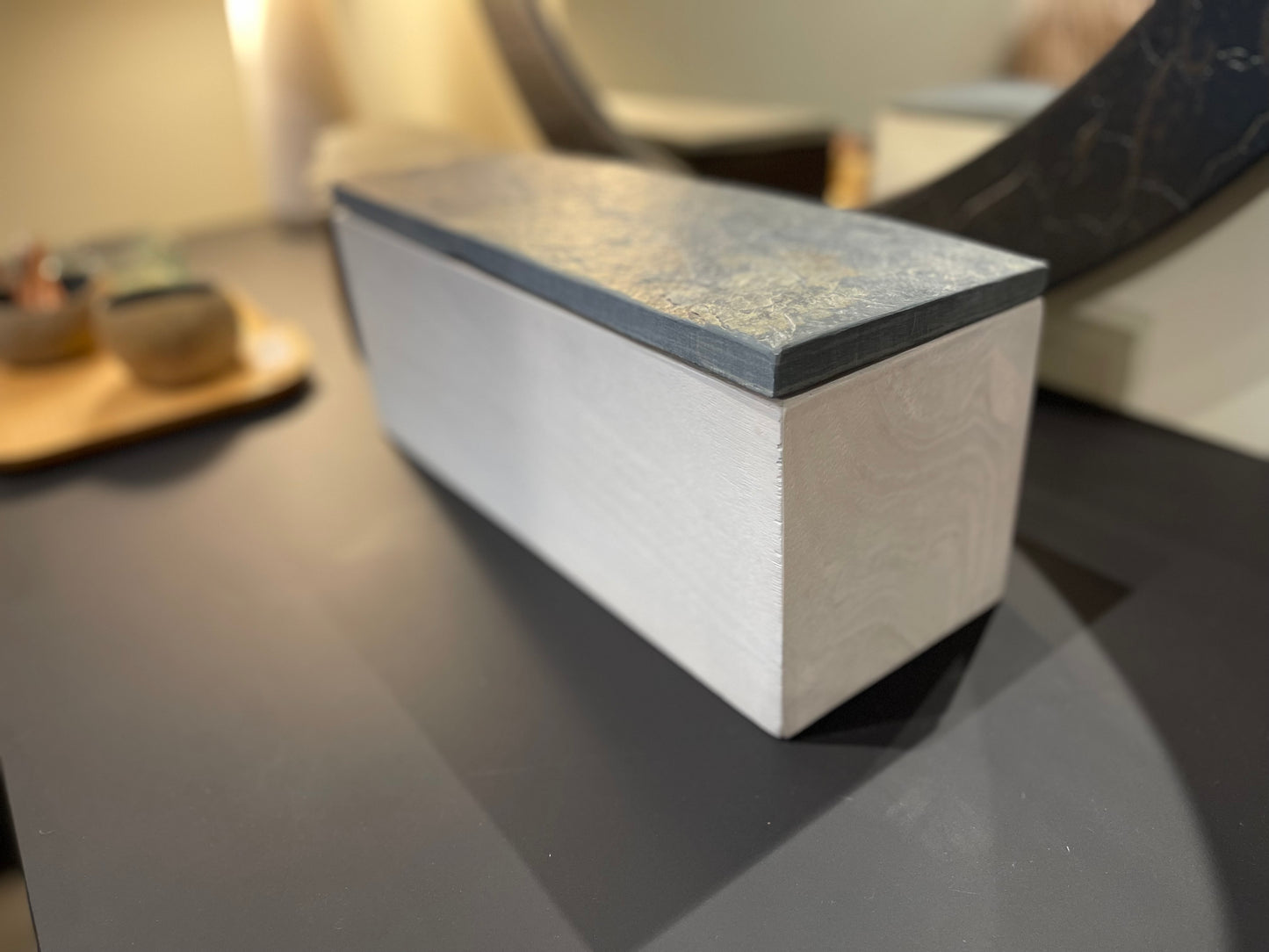 San Box B Stone - Bleached