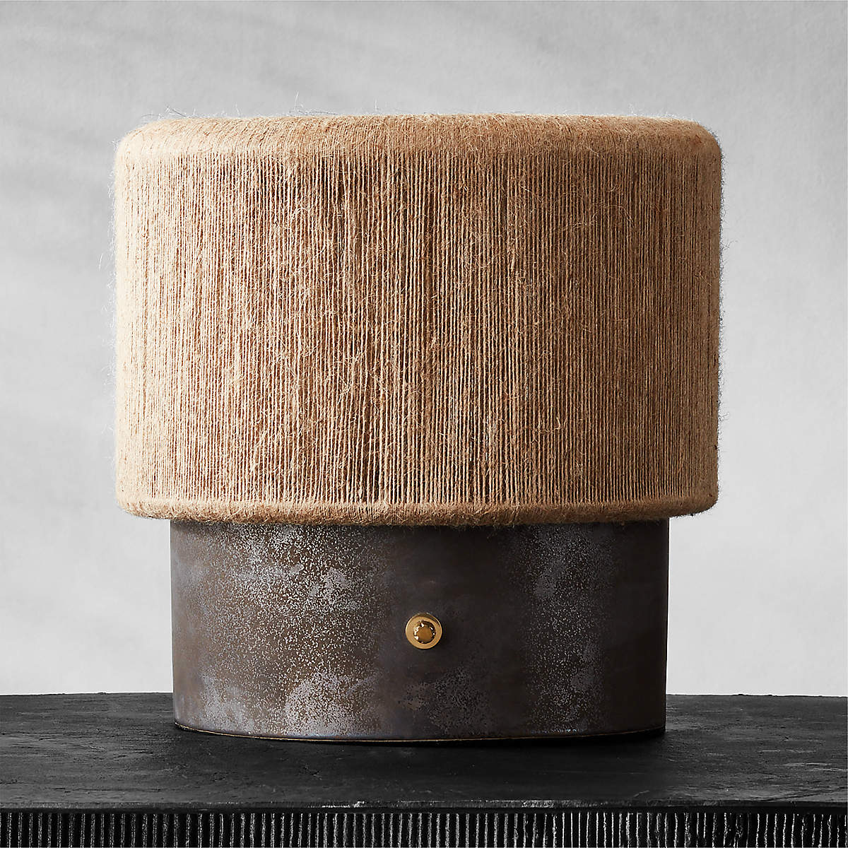 Dark Brown Ceramic Table Lamp