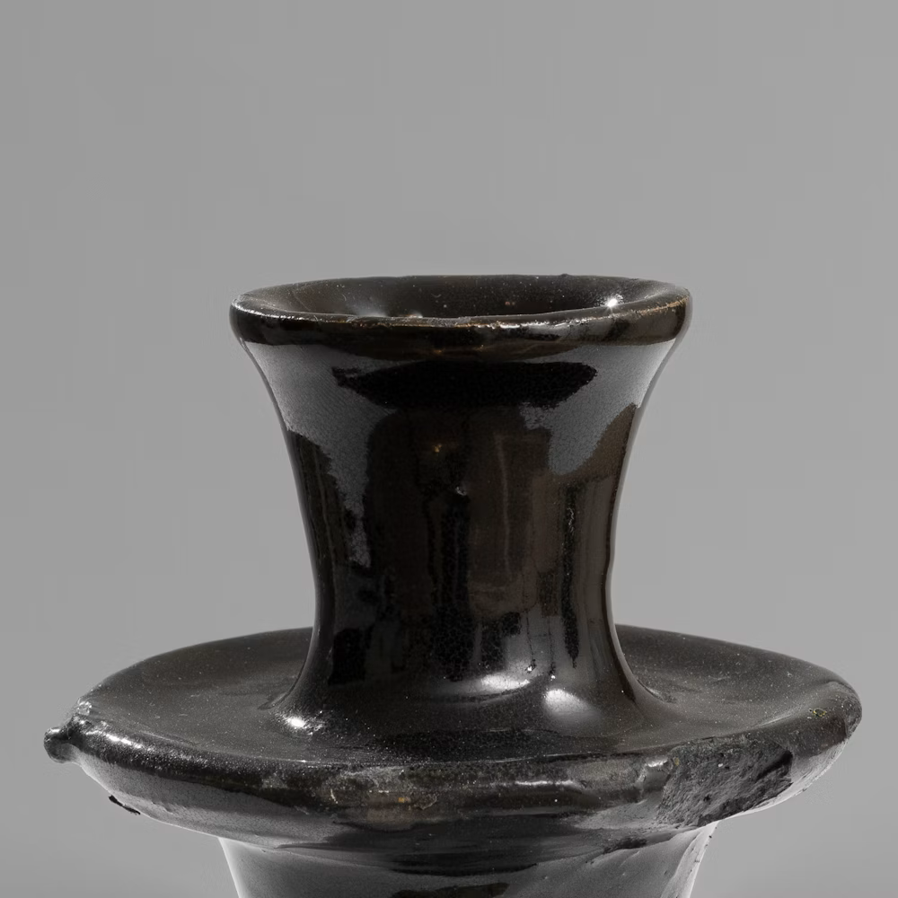 XS Candlestick Black Ceramic