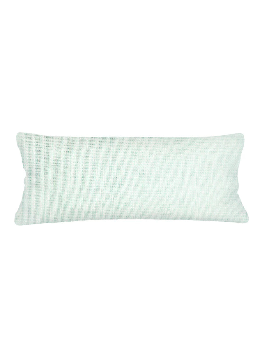 So Soft Linen Bright Aqua Pillow 14x40