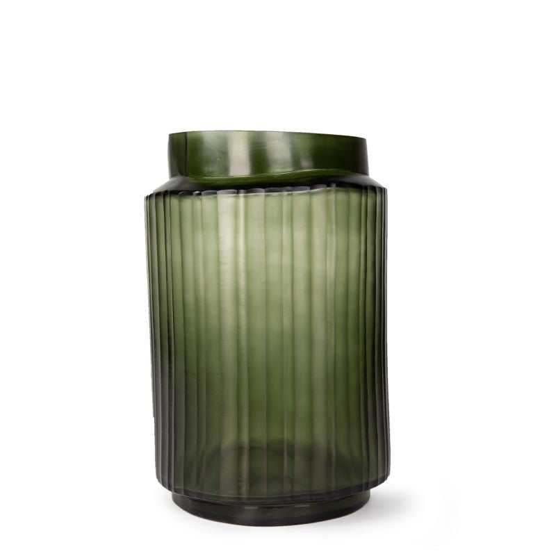Guaxs Tonda Vase Extra Large in Light and Black Steel Grey