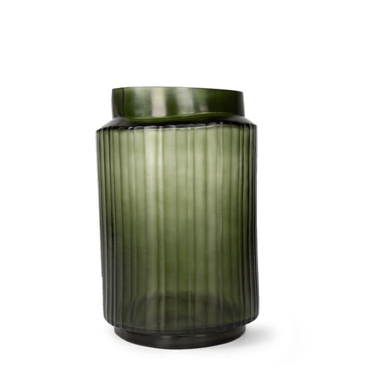 Guaxs Tonda Vase Extra Large in Light and Black Steel Grey