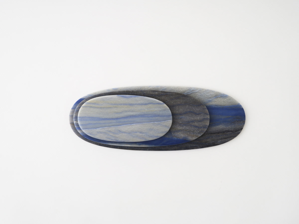 Somini Studio D.Plate - Blue Marble - Small