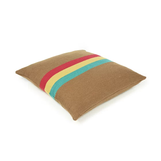 Manitoba Pillow Multi Stripe 25" x 25"