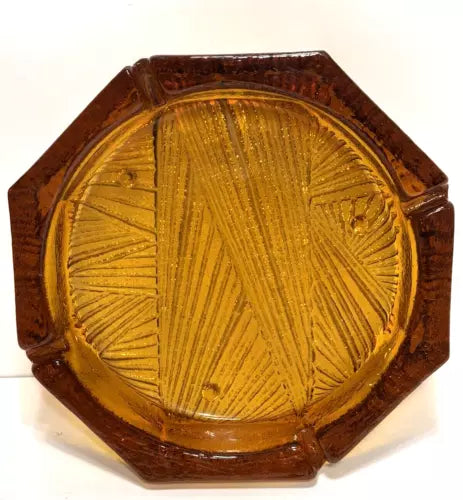 Vintage - 1970s Brutalist Ashtray - Catchall Octagonal