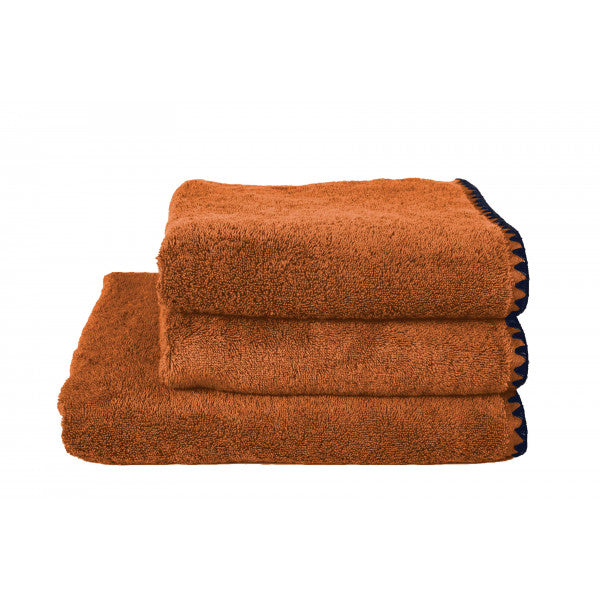 ISSEY HAND TOWEL - BRICK, 20"X39"