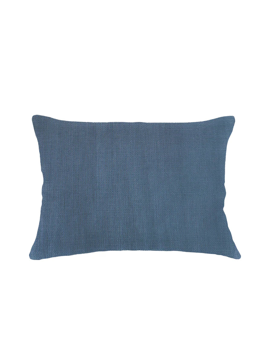 So Soft Linen Marine Blue Pillow 14x20