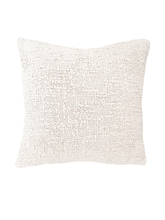 Cozy Cotton Boucle Euro Pillow - Ivory, 26" x 26"