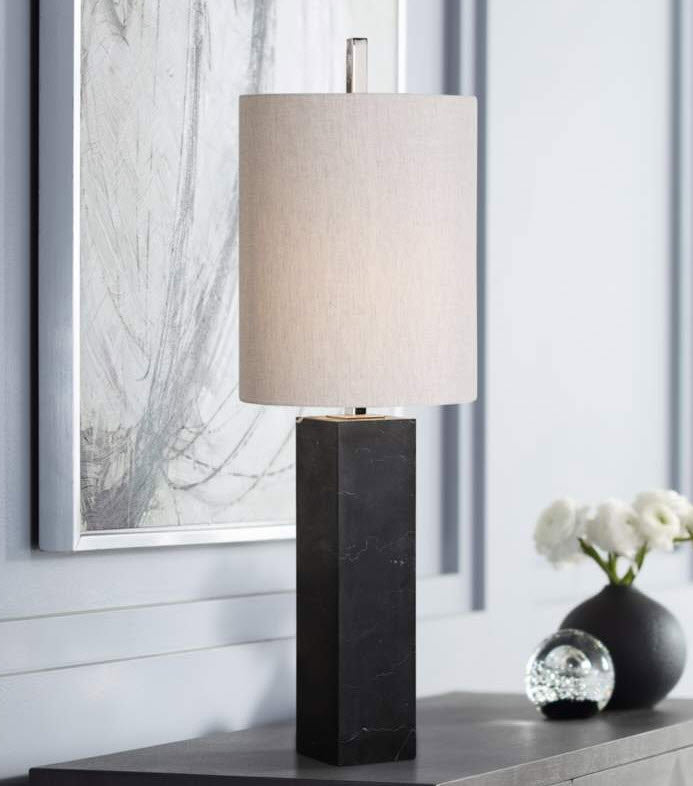 Marble Column Accent Lamp