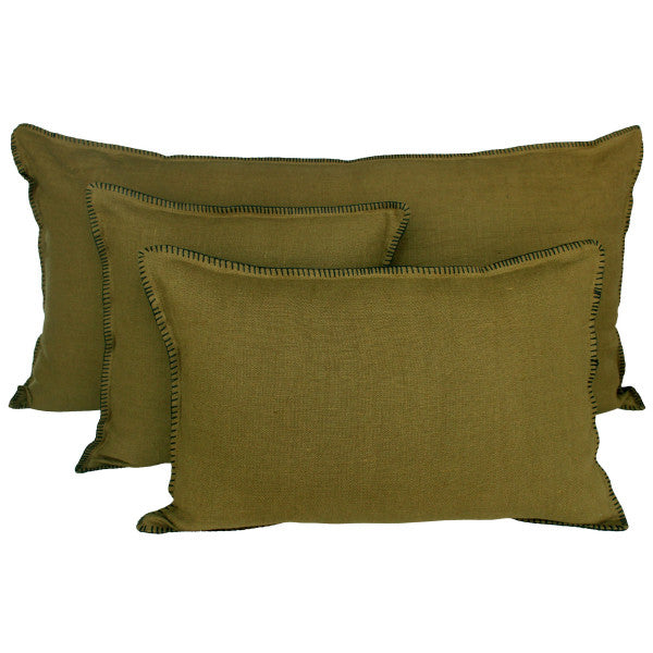 MANSA PILLOW - OLIVE 21"X43"